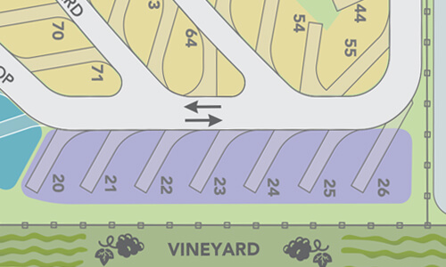 Vineyard RV Parking Spaces